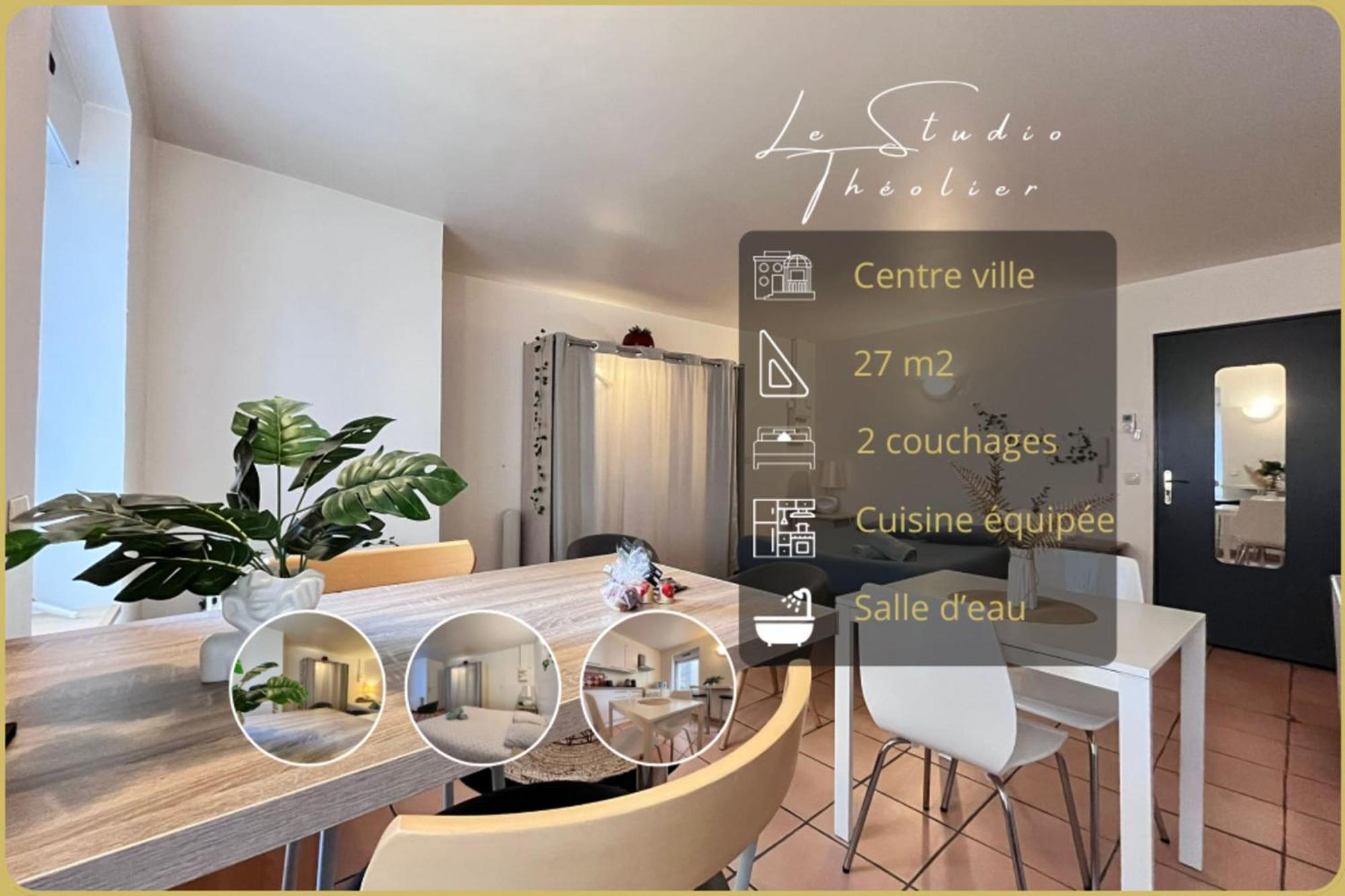 Le Studio Theolier Downtown - Close To Pedestrian Street Tournon-sur-Rhone Eksteriør billede